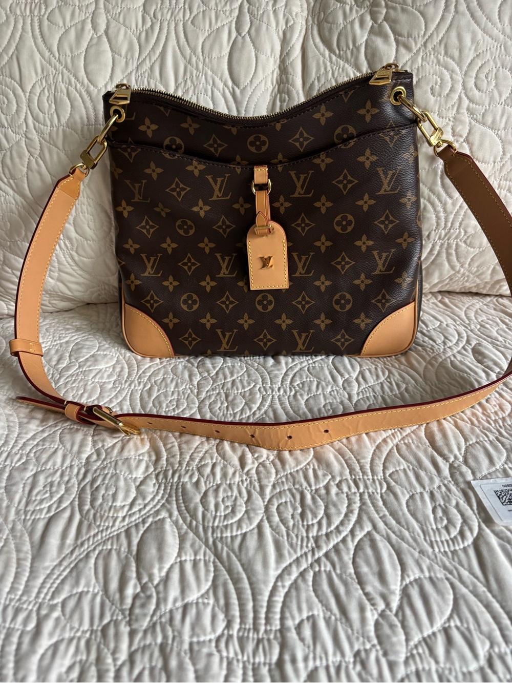 Louis Vuitton Monogram Brown & Natural Leather Shoulder Bag - Picture 13 of 14